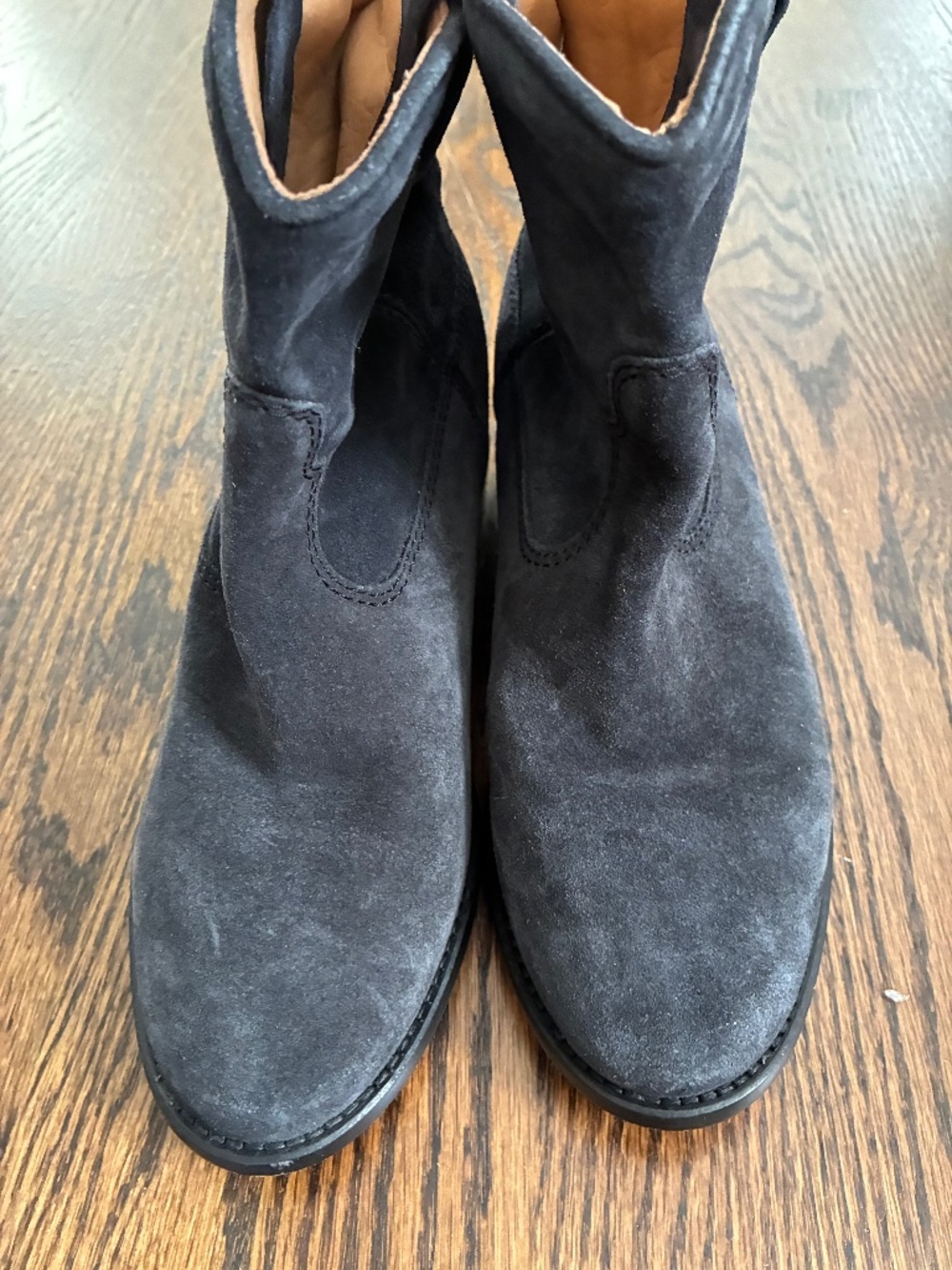 Isabel Marant suede boots navy size 37
